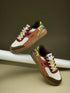 MAJESTIC Cream Women's Sneakers